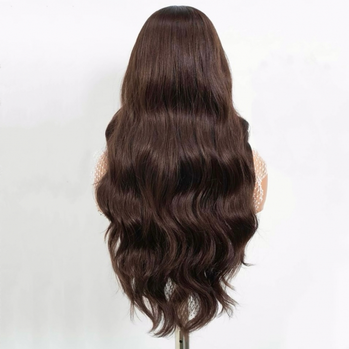 Peruca C1487 FRONT LACE Satena Ondulata Cu Baby Hair [3]
