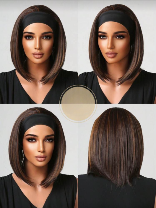 Peruca C1737 Satena Cu Suvite Blonde Bob CU BENTITA [5]