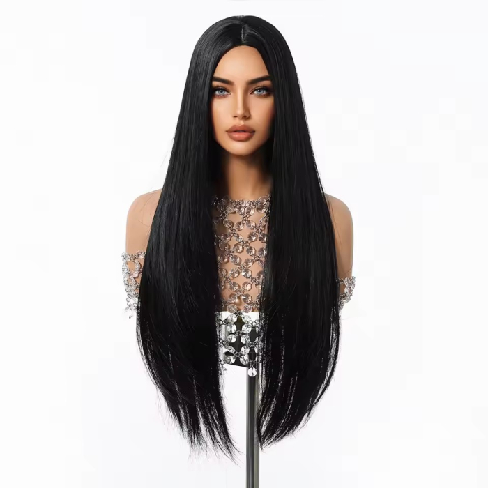 Peruca C2 Bruneta cu Par Drept [3]