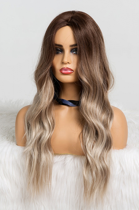 Peruca C68 Blonda Ombre Baza Satena Ondulata [4]