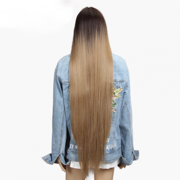 Peruca C265 FRONT LACE Baza Satena Blonda Ombre [3]