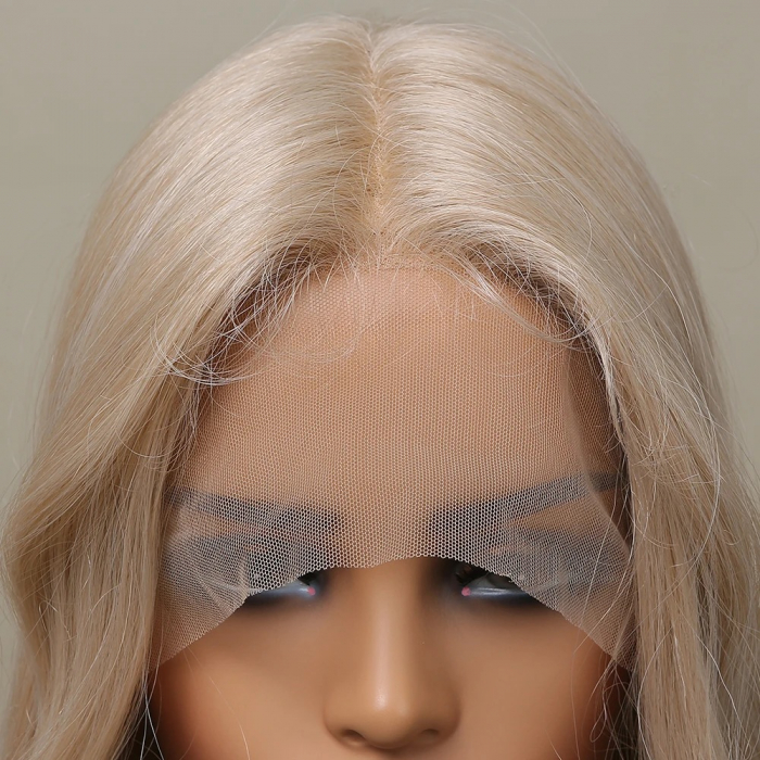 Peruca C909 FRONT LACE Blonda Blond Cenusiu [2]