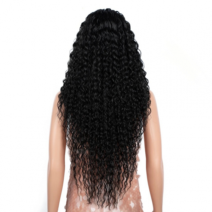 Peruca C189 FRONT LACE Bruneta Afro Par Cret [4]
