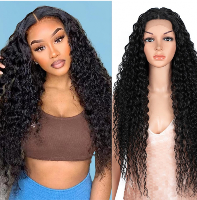 Peruca C189 FRONT LACE Bruneta Afro Par Cret [1]