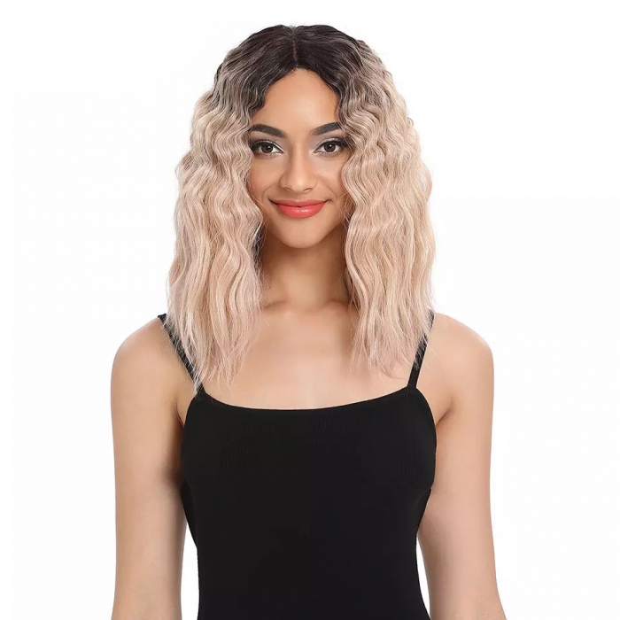 Peruca C91 FRONT LACE Roz Ombre Blonda Roze Creata [2]