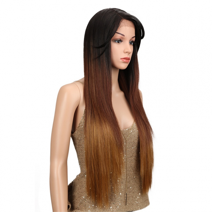 Peruca C100 FRONT LACE Satena cu Suvite Degrade [2]