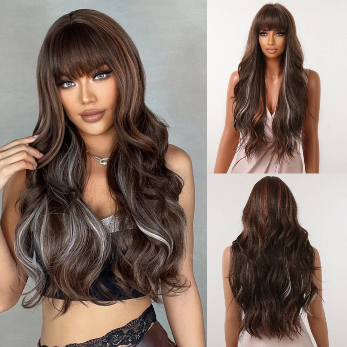 Peruca C229 Satena Cu Breton Si Suvite Blonde [1]