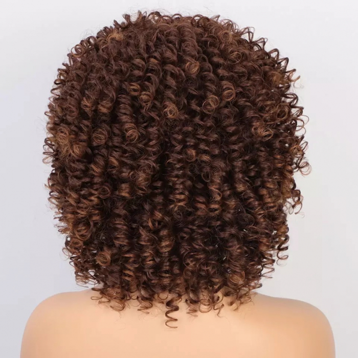 Peruca C247 Satena Afro Cu Breton Si Suvite Blonde Creata Volum [2]