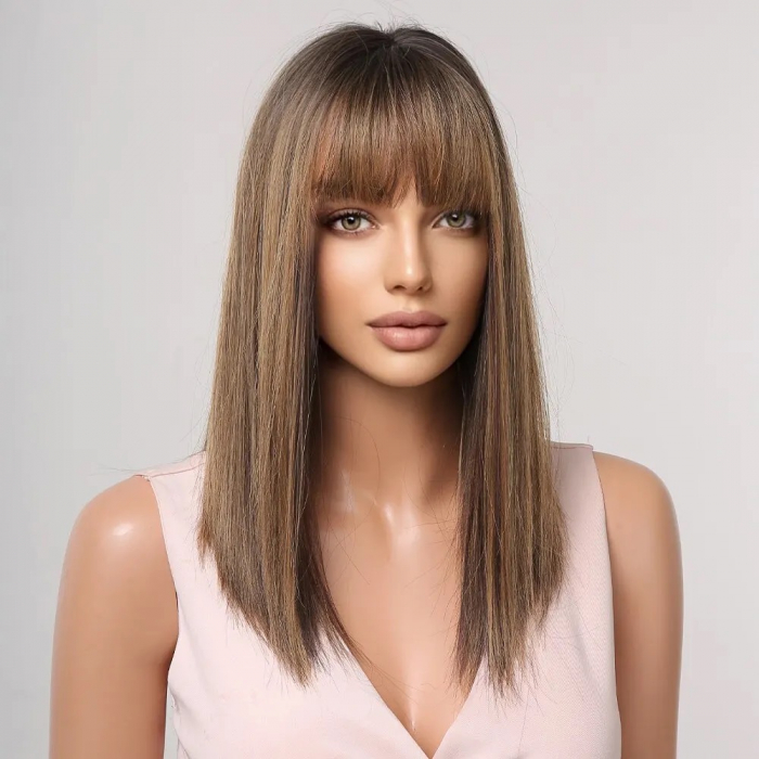 Peruca C646 Satena Cu Breton Si Suvite Blonde [3]