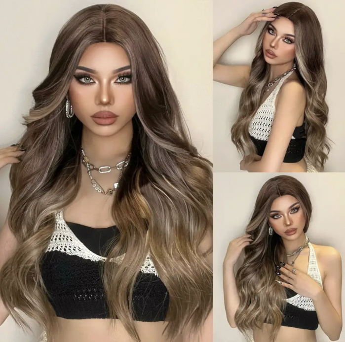 Peruca C868 Satena Cu Suvite Blonde [4]