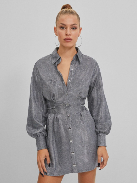 Rochie C1208 Marvella Argintie [1]
