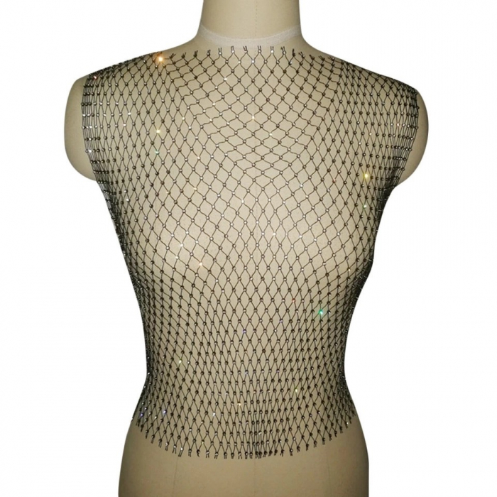 Top C800 Bluza Glory Cristale Plasa Negra [6]
