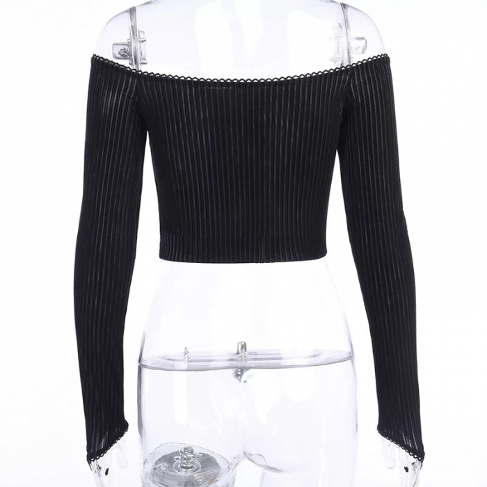 Top C1456 Dark Cu Maneca Inel [5]