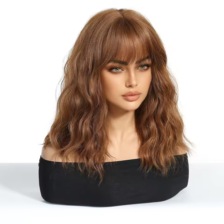 Peruca C1685 Satena Cu Breton Bob Ondulata Creata Volum Afro [2]