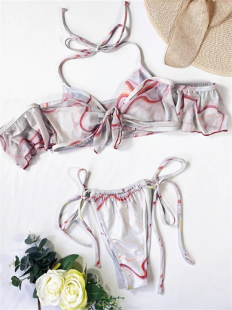 Costum de Baie C361 Vintage + Bluza Plaja [3]