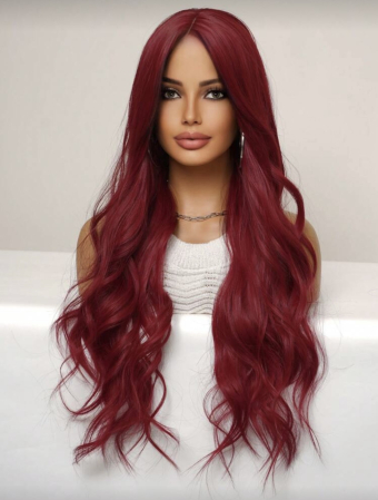 Peruca C1717 Roscata Visinie Ondulata [2]