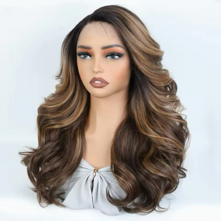 Peruca C1484 FRONT LACE Satena Cu Suvite Blonde Volum [2]
