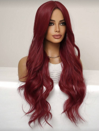 Peruca C1717 Roscata Visinie Ondulata [4]