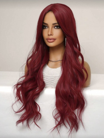 Peruca C1717 Roscata Visinie Ondulata [3]