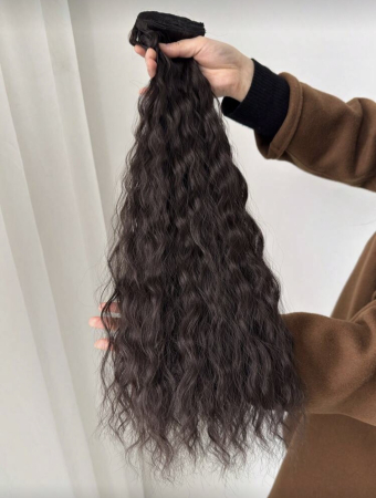 Set Extensii C1734 Cu Clips Satene Onduate Crete Pentru Volum [3]