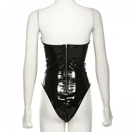 Body C1058 Latex Lucios Decupat In V Lucios Sexy [6]