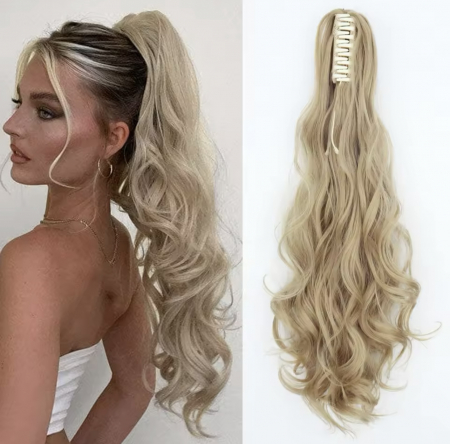 Cozi Cu Cleste - Coada C1299 Cu Cleste Blonda Blond Cenusiu