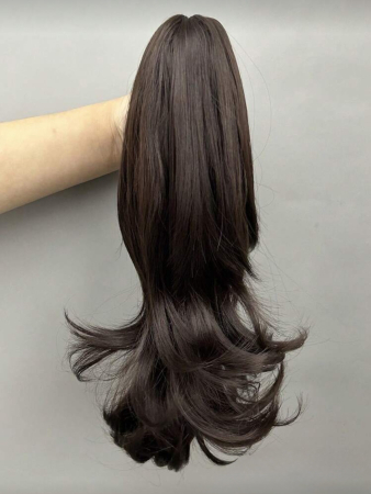 Coada C1328 Cu Cleste Satena Castanie - saten inchis (30 cm) [4]