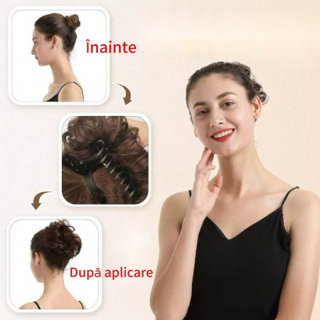 Coc C1316 Prindere Cu Cleste Par Ondulat Saten Inchis [1]