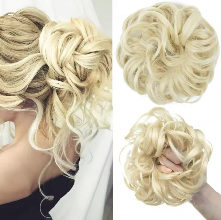 COCURI - Coc C1362 Prindere Cu Elastic Par Ondulat Blond Deschis 613