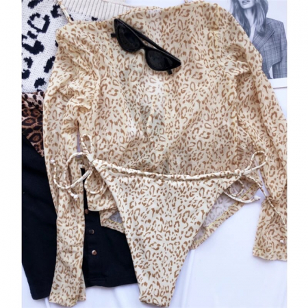 Costum de Baie C392 Fashionista + Bluza Plaja [2]