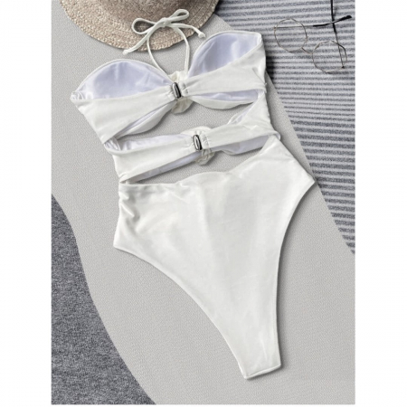 Costum de Baie C1148 Intreg Bellaga Alb [1]