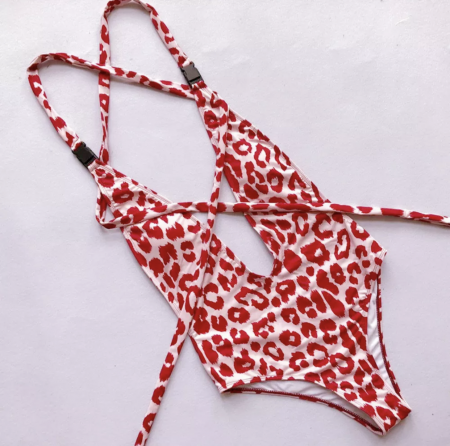 Costum de Baie C572 Intreg Red Snake [2]