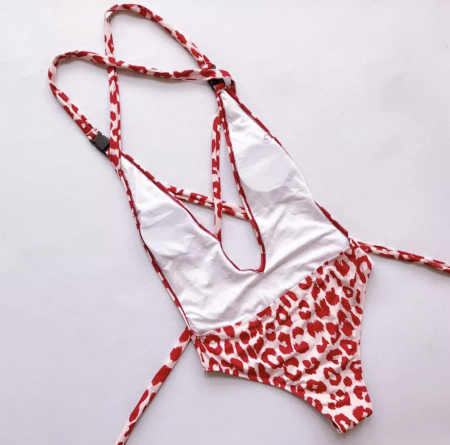 Costum de Baie C572 Intreg Red Snake [3]