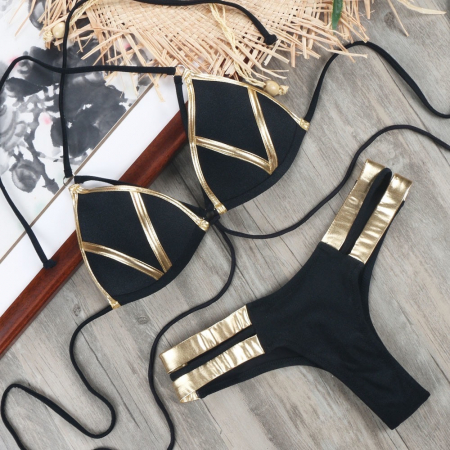Costum de Baie C367 Negru Lace [1]