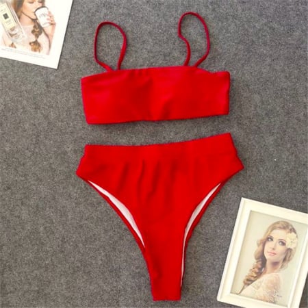 Costum de Baie C692 Peru Red [1]