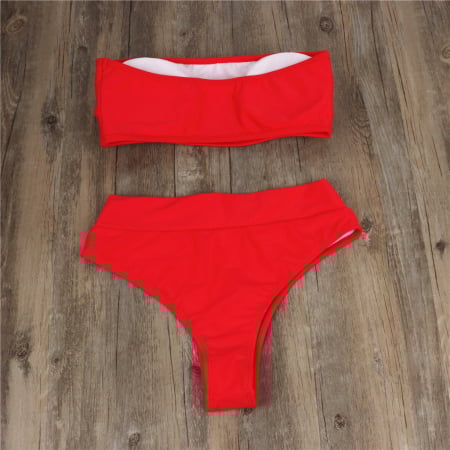 Costum de Baie C708 Red Slim Waist [4]