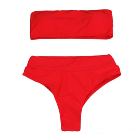 Costum de Baie C708 Red Slim Waist [2]