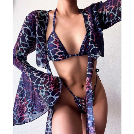 COSTUME DE BAIE - Costum de Baie C355 Pantera + Bluza Plaja