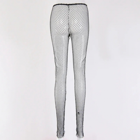 Pantaloni Cristale C648 Plasa Sexy Mesh [8]