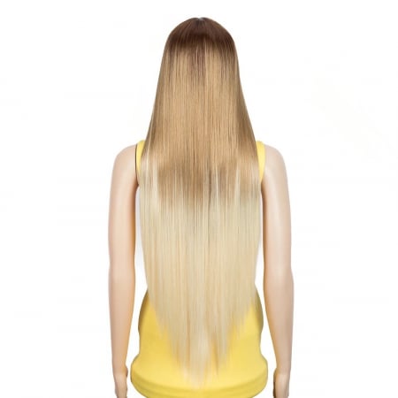 Peruca C144 Blonda Cu Breton Si Suvite Degrade [3]