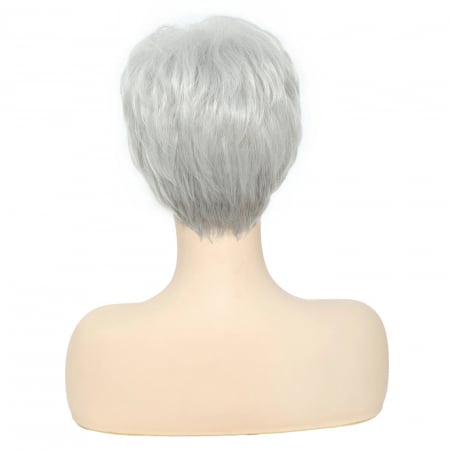 Peruca C989 Blonda Gri Deschis Scurta [3]