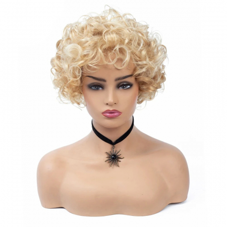 Peruca C978 Blonda Ondulata Cu Volum Bucle [1]