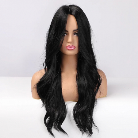Peruca C3 Bruneta Neagra Ondulata [1]