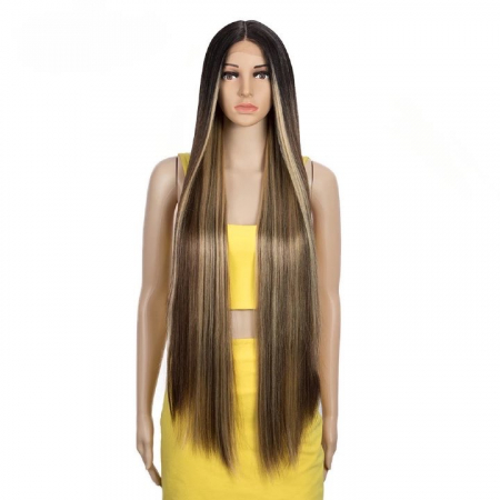 PERUCI FRONT LACE (DANTELA) - Peruca C1023 FRONT LACE Satena Ombre Cu Suvite Blonde