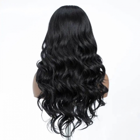 Peruca C1028 FRONT LACE Bruneta Ondulata Cu Volum [1]