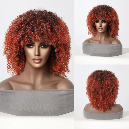 Peruca C1052 Roscata Ombre Afro Creata Cu Volum