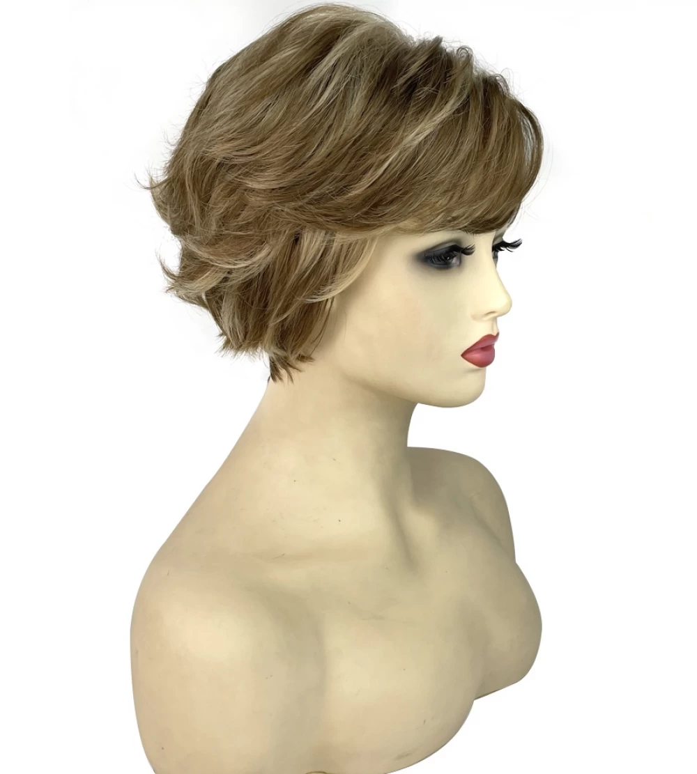 Peruca C1092 Satena Cu Breton si Suvite Blonde [3]