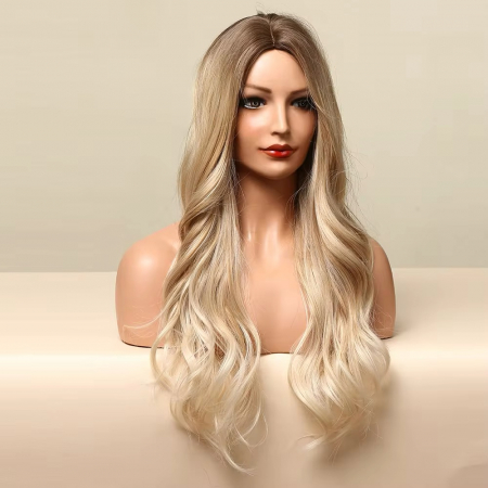 Peruca C1390 Blonda Ombre Cu Suvite Si Par Ondulat [2]