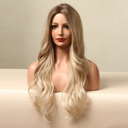 Peruca C1390 Blonda Ombre Cu Suvite Si Par Ondulat [3]