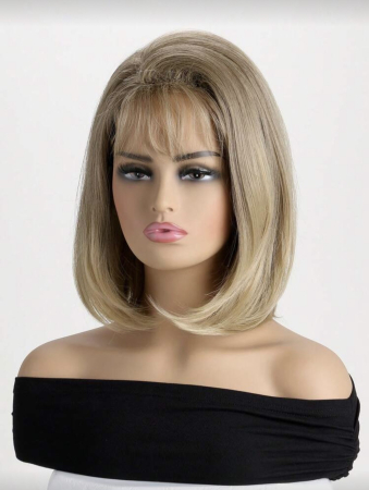 Peruca C1746 Blonda Cenusie Cu Volum Filata Stil Bob [4]